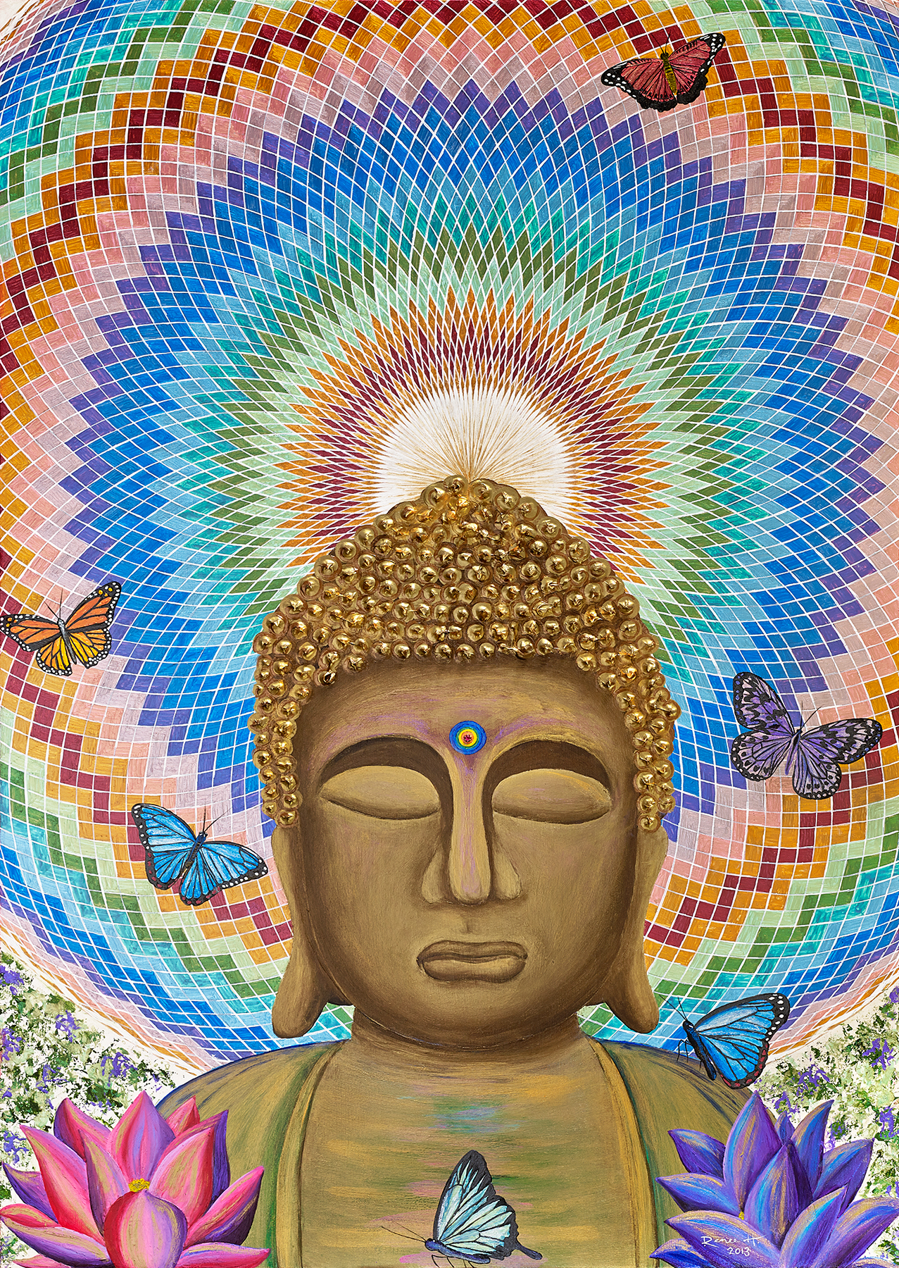 Buddha & the 1000-petaled Lotus