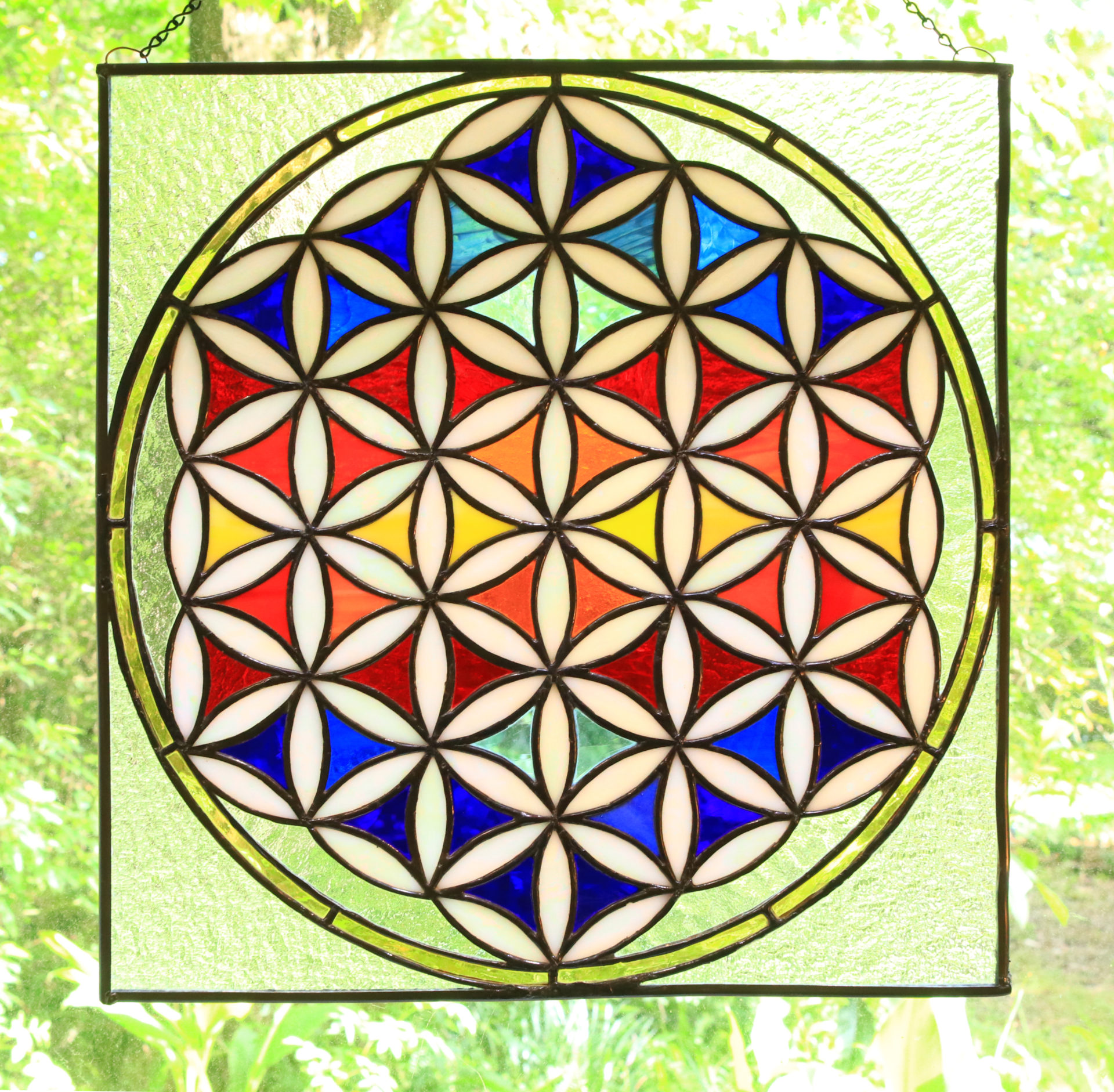 Stained Glass Flower of Life