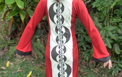 Red Yin Yang Robe