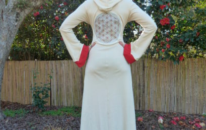 White Flower of Life Robe