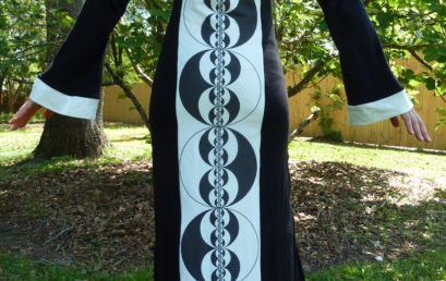Black Yin Yang Robe
