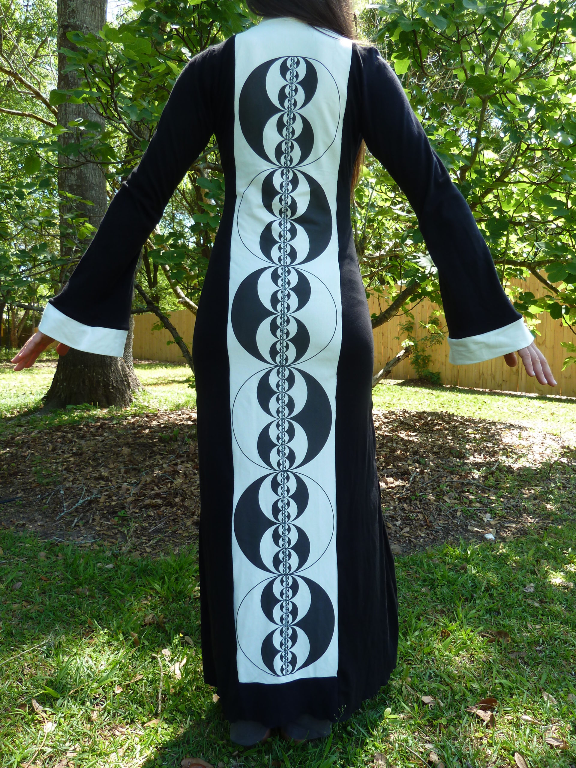 Black Yin Yang Robe