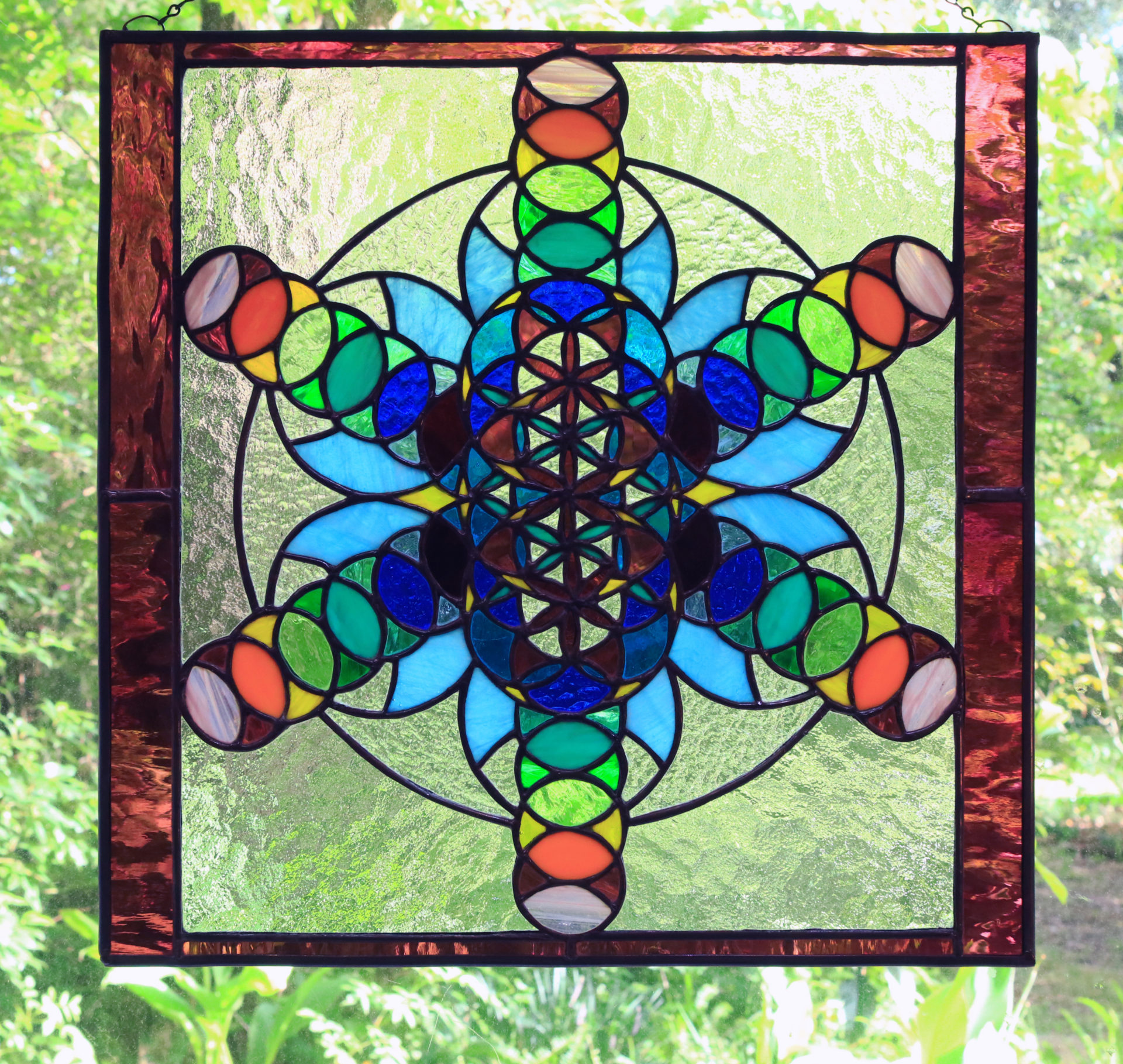 Stained Glass COSM Flower
