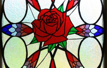 Stained Glass Rose Window