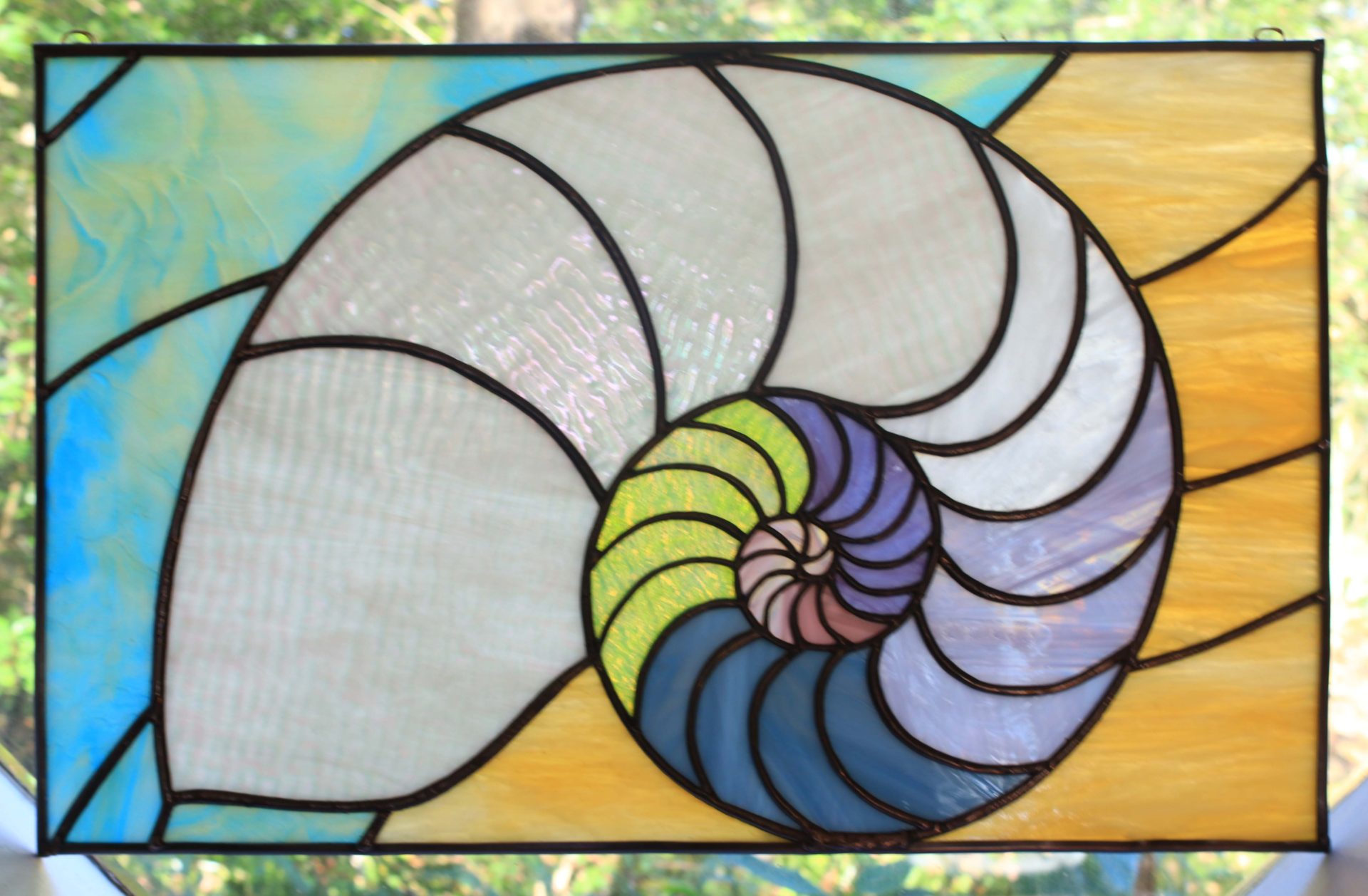 Stained Glass Nautilus